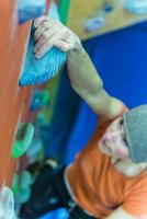 indoor climbing girl photo