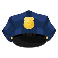 police cap with badge