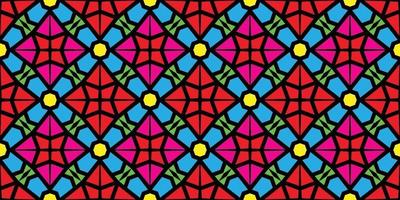 Diseño de patrón étnico geométrico para fondo o papel tapiz ilustración vectorial. vector