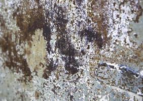 textura de óxido en la pared de metal