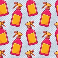 spray bottle seamless pattern illustration vector