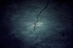 Broken street floor photo