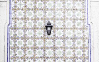 Typical old Lisbon tiles photo