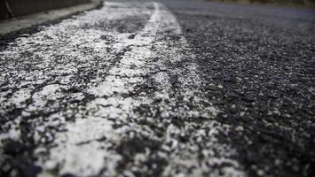 detalle de la textura de la carretera foto