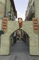 Medieval stone arch photo