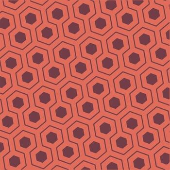 patrón hexagonal abstracto vector