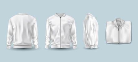 Bomber Jacket Mockup Vector Art Icons and Graphics for Free Download