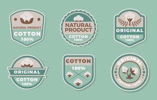 Organic Natural Non Artificial Cotton Fabric vector