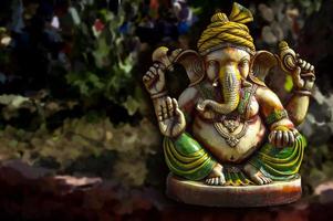 Hindu God Ganesha. Ganesha Idol. photo