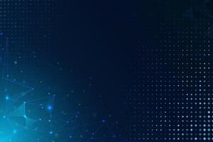 abstract blue polygon technology background. abstract technology network background with blue lines and dots. technology pattern background, 3d rendering background vector