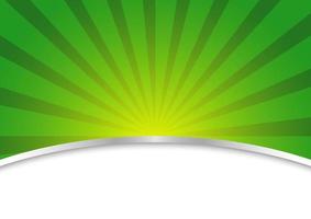 natural green sun style background vector