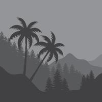 diseño de ilustración de paisaje vector