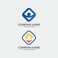 People logo, Team, Success people work, Group and Community, Group Company and Business logo vector and design Care, Family icon Succes logo community