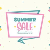 Concept Design For Summer Sale vector