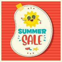 Concept Design For Summer Sale vector