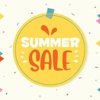 Concept Design For Summer Sale vector