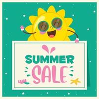 Concept Design For Summer Sale vector