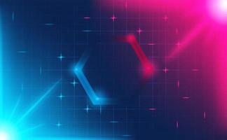 Futuristic hexagon HUD abstracts.Future theme concept background.vector and illustration vector