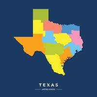 Texas Map Background vector