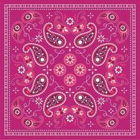 Paisley Neck Scarf Bandana vector