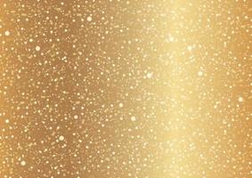 Seamless Gold Abstract Background With Snowflakes, Lights, And Halos. Vector Illustration. Horizontally And Vertically Repeatable.