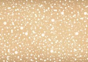 Seamless Gold Abstract Background With Lights And Halos. Vector Illustration. Horizontally And Vertically Repeatable.
