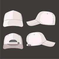 diseño de maqueta de moda de gorra vector