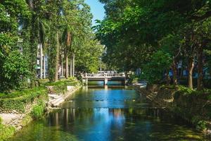 Scenery of Hsinchu moat park at Hsinchu city, Taiwan photo