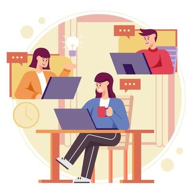 Group Meeting Video Call