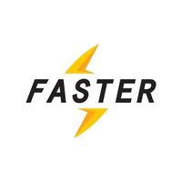 Faster Logo Template vector design