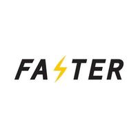 Faster Logo Template vector design