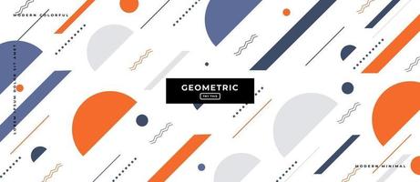 Geometric shapes with Memphis Style Background. vector