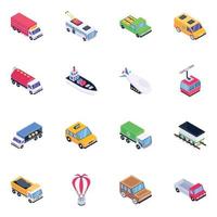 Transport and Vehicles vector