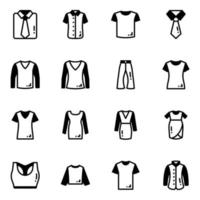 Attires and Apparels vector