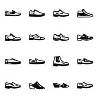 Pack of Shoes vector