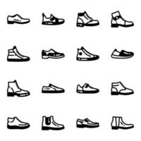 Pack of Boots vector