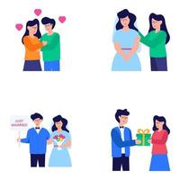 Pack of Spouses vector