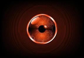 eye cyber circuit future technology concept background vector