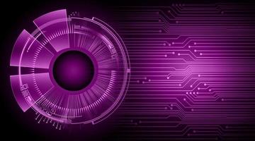 eye cyber circuit future technology concept background vector