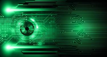 eye cyber circuit future technology concept background vector