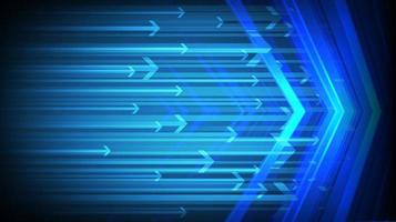 Arrow, blue Light Abstract Technology background vector