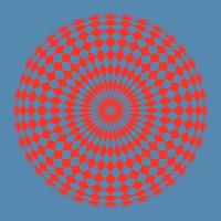 Colored hypnotic Abstract background. Vector Illustration.