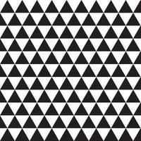 Black and White Hypnotic Background Seamless Pattern. vector