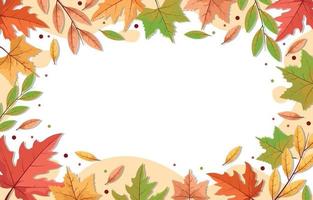 Fall Background Design vector