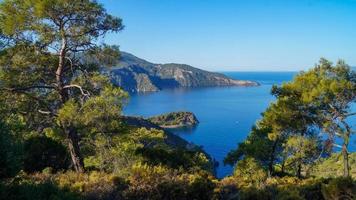 vistas de la mañana de fethiye foto