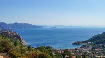 vistas a la bahía de marmaris foto