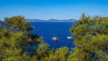 vistas de la mañana de fethiye foto