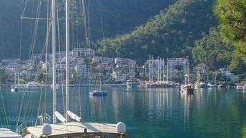 vistas de la mañana de fethiye foto