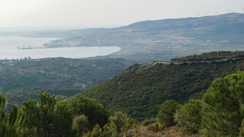 vistas matutinas de las montañas erdek foto