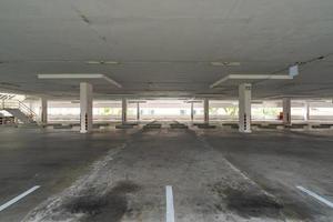 Empty parking lot or garage photo